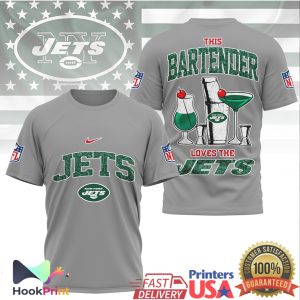 New York Jets Bartender This Bartender Loves The Jets T Shirt New York Jets Bartender This Bartender Loves The Jets T Shirt