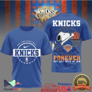 New York Knicks Basketball Snoopy Forever Not Just When We Win 2026 T Shirt