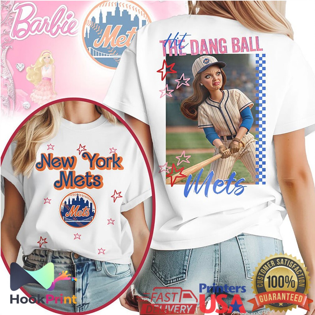 New York Mets “Hit The Dang Ball” Doll Character Baseball Fan T Shirt New York Mets “Hit The Dang Ball” Doll Character Baseball Fan T Shirt