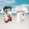new york yankees spider man comic book art white baseball jersey new york yankees spider man comic book art white baseball jersey