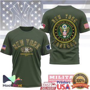 New York Yankees Military Appreciation Night US Army Olive T Shirt New York Yankees Military Appreciation Night US Army Olive T Shirt