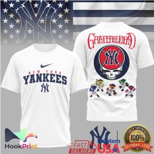 New York Yankees x Grateful Dead Steal Your Face MLB Collaboration Shirt