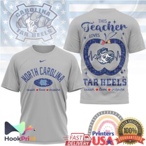 North Carolina Tar Heels This Teacher Loves Tar Heels Teach Love Inspire Vintage Fans T Shirt North Carolina Tar Heels This Teacher Loves Tar Heels Teach Love Inspire Vintage Fans T Shirt