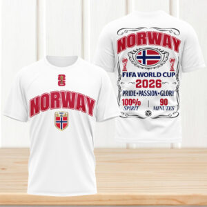 Norway FIFA World Cup 2026 Norwegian Football Spirit T Shirt