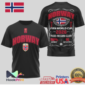 Norway National Team FIFA rld Cup 2026 Pride Passion Glory T Shirt Norway National Team FIFA rld Cup 2026 Pride Passion Glory T Shirt