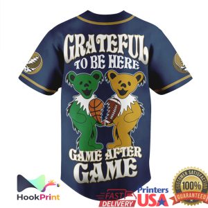 Notre Dame Fighting Irish Grateful Dead Dancing Bears Baseball Jersey