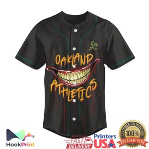 Oakland Athletics Joker Baseball No Crown Rules Joker Theme Jersey Oakland Athletics Joker Baseball No Crown Rules Joker Theme Jersey
