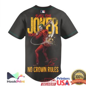 Oakland Athletics Joker Baseball No Crown Rules Joker Theme Jersey