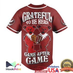 Oklahoma Sooners Grateful Dead Game After Game Baseball Jersey