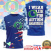 Alabama Crimson Tide Autism Awareness Support 2026 Blue Ribbon Puzzle Fans T Shirt Alabama Crimson Tide Autism Awareness Support 2026 Blue Ribbon Puzzle Fans T Shirt