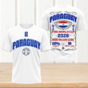 Paraguay FIFA World Cup 2026 National Team Support T Shirt