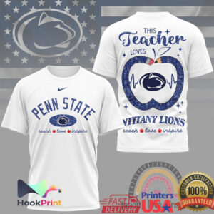 Penn State Nittany Lions This Teacher Loves Nittany Lions Vintage Fans Men Women T Shirt