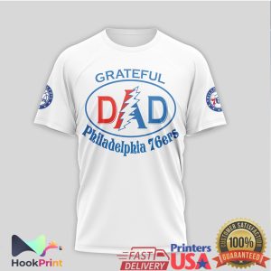Philadelphia 76ers Grateful Dead Dad Sixers Forever Grateful T Shirt