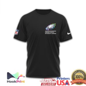 Philadelphia Eagles Crucial Catch Intercept Cancer We Believe In Miracles T Shirt