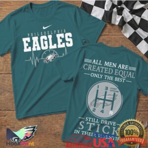 Philadelphia Eagles NFL Football Heartbeat Manual Transmission Best T Shirt