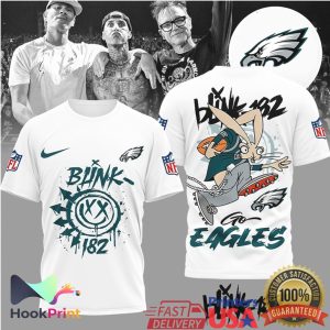 Philadelphia Eagles x Blink 182 Punk Rock Mashup Fan T Shirt