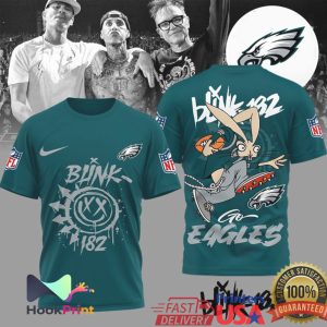 Philadelphia Eagles x Blink 182 Punk Rock Mashup Fan T Shirt
