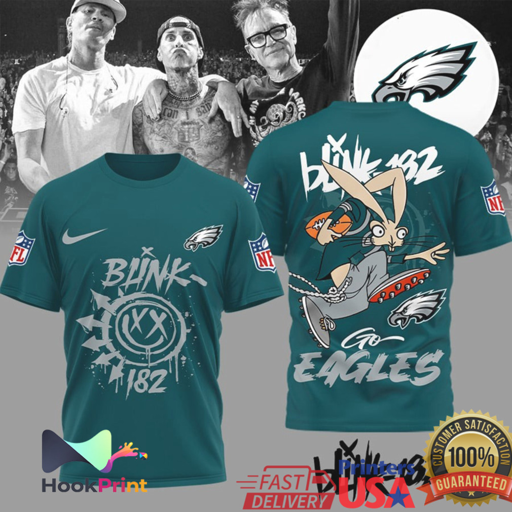 Philadelphia Eagles x Blink 182 Punk Rock Mashup Fan T Shirt Philadelphia Eagles x Blink 182 Punk Rock Mashup Fan T Shirt
