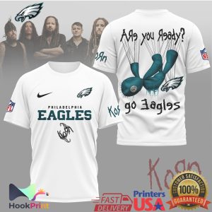 Philadelphia Eagles x Korn Are You Ready Sports & Music Fan T Shirt Philadelphia Eagles x Korn Are You Ready Sports & Music Fan T Shirt