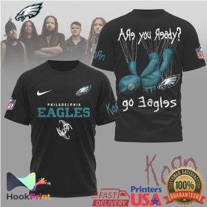 Philadelphia Eagles x Korn Are You Ready Sports & Music Fan T Shirt