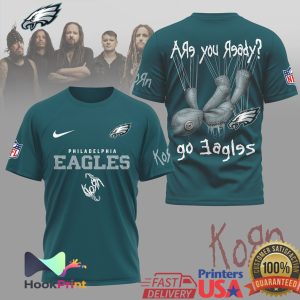Philadelphia Eagles x Korn Are You Ready Sports & Music Fan T Shirt