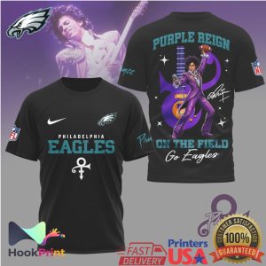Philadelphia Eagles x Prince Purple Reign On The Field T Shirt