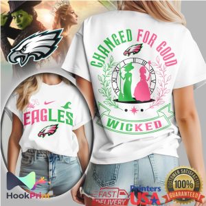 Philadelphia Eagles x Wicked Changed For Good Elphaba Glinda T Shirt