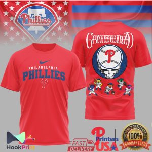 Philadelphia Phillies x Grateful Dead Steal Your Face Baseball Bears Shirt