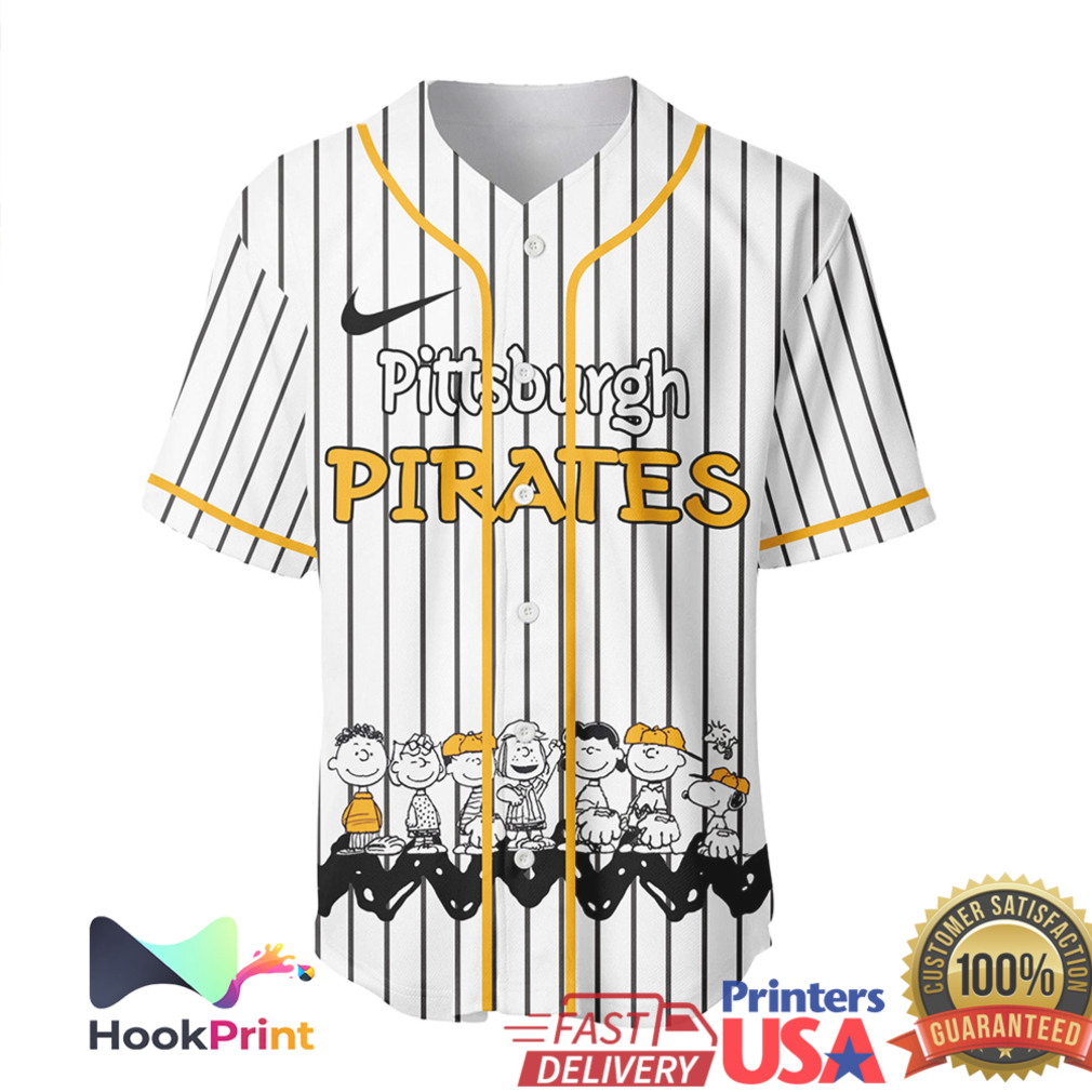 Pittsburgh Pirates Peanuts Snoopy Gang Playball All Star Baseball Jersey Pittsburgh Pirates Peanuts Snoopy Gang Playball All Star Baseball Jersey