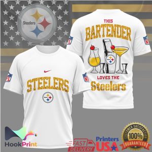 Pittsburgh Slers Bartender Sl City Mixologist Fan Gear T Shirt