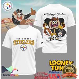 Pittsburgh Slers Looney Tunes Taz Football Graphic T Shirt
