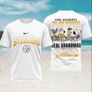 Pittsburgh Slers Real Grandmas Watch Football Funny Cartoon Dogs T Shirt Pittsburgh Slers Real Grandmas Watch Football Funny Cartoon Dogs T Shirt
