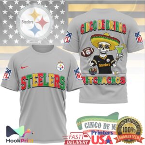 Pittsburgh Steelers Cinco De Drinko Bitchachos 2026 Mexican Fiesta Vintage Fans Men Women T Shirt
