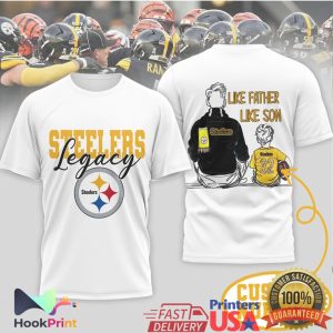 Pittsburgh Steelers Legacy Like Father Like Son Steelers Nation T Shirt