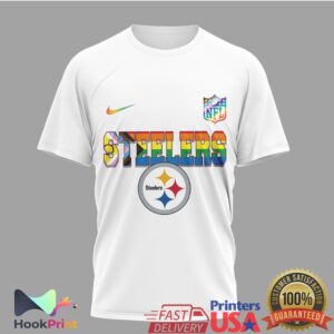 Pittsburgh Steelers More Pride Less Prejudice Snoopy Rainbow 2026 T Shirt