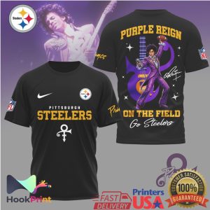 Pittsburgh Steelers Prince Purple Reign On The Field T Shirt