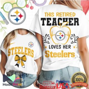 Pittsburgh Steelers This Retired Teacher Loves Her Steelers 2026 T Shirt