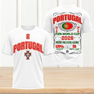 Portugal Soccer World Cup 2026 90 Minutes Passion T Shirt