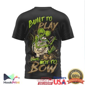 Purdue Boilermakers Built To Play Not To Bow Rat Mascot T Shirt