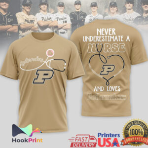 Purdue Boilermakers Never Underestimate A Nurse Who Understands Baseball Men’s Fan 2026 T Shirt Purdue Boilermakers Never Underestimate A Nurse Who Understands Baseball Men’s Fan 2026 T Shirt