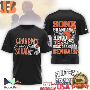 Real Grandpas Watch Bengals Grandpa’s Favorite Squad Football T Shirt Real Grandpas Watch Bengals Grandpa’s Favorite Squad Football T Shirt