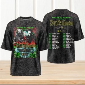 Rob Zombie & Marilyn Manson Freaks on Parade Joint Tour Band Shirt