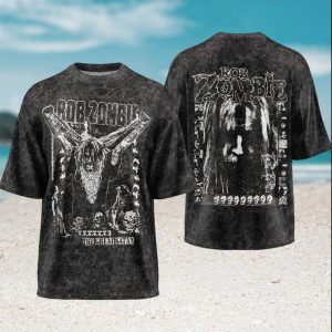 Rob Zombie The Great Satan Vintage Black Distressed Band T Shirt Rob Zombie The Great Satan Vintage Black Distressed Band T Shirt