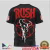 Rush Band x Miami Dolphins Starman Mashup Black T Shirt Rush Band x Miami Dolphins Starman Mashup Black T Shirt