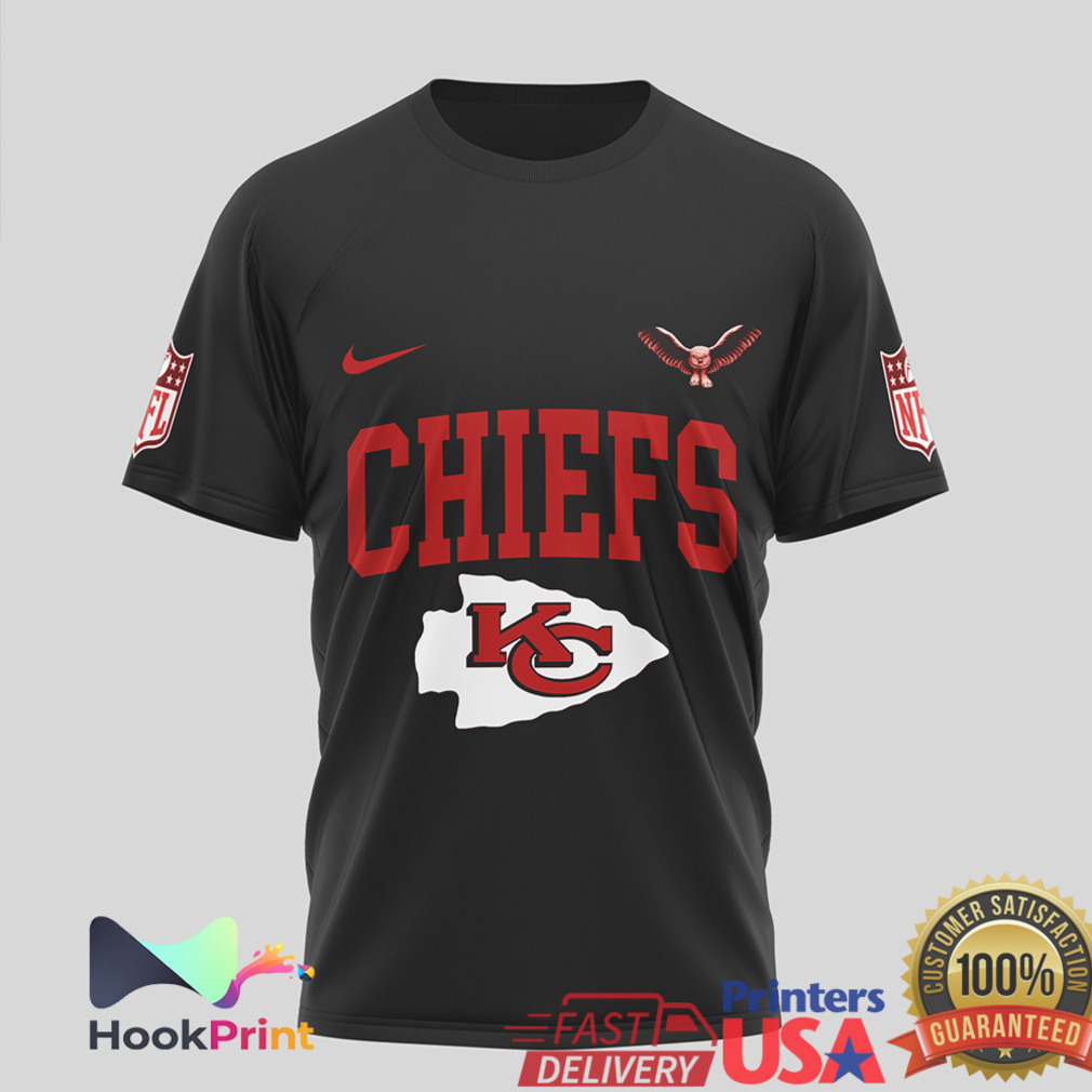 Rush Band x Kansas City Chiefs Starman Mashup Black T Shirt Rush Band x Kansas City Chiefs Starman Mashup Black T Shirt