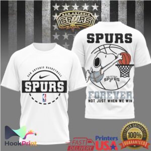 San Antonio Spurs Basketball Snoopy Forever Not Just When We Win 2026 T Shirt San Antonio Spurs Basketball Snoopy Forever Not Just When We Win 2026 T Shirt