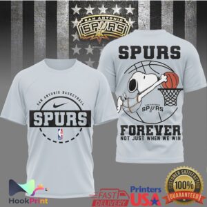 San Antonio Spurs Basketball Snoopy Forever Not Just When We Win 2026 T Shirt