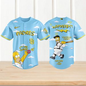 San Diego Padres Homer Simpson MVP Baseball Jersey