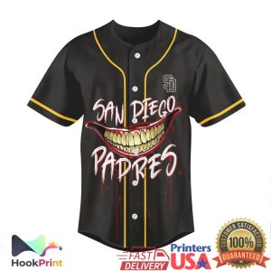San Diego Padres Joker Baseball Dark Knight Inspired Jersey San Diego Padres Joker Baseball Dark Knight Inspired Jersey
