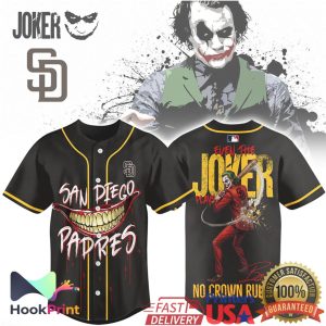 San Diego Padres Joker Baseball Dark Knight Inspired Jersey